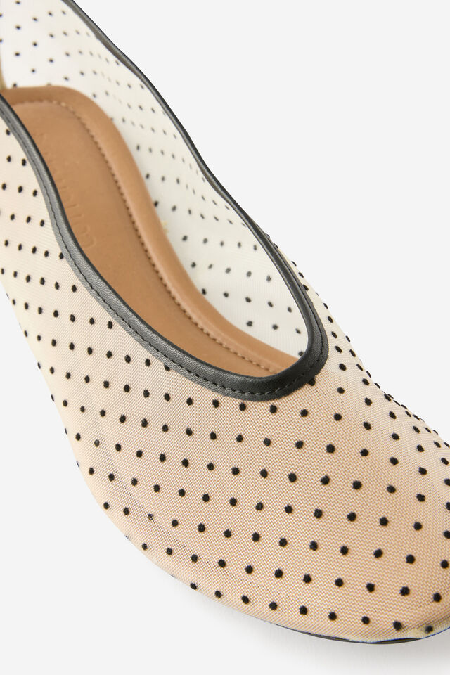 Katia Ballet, ECRU POLKA DOT MESH