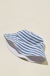 License Reversible Bucket Hat, LCN DIS MICKEY SAILING WHITE/STRIPE - alternate image 3
