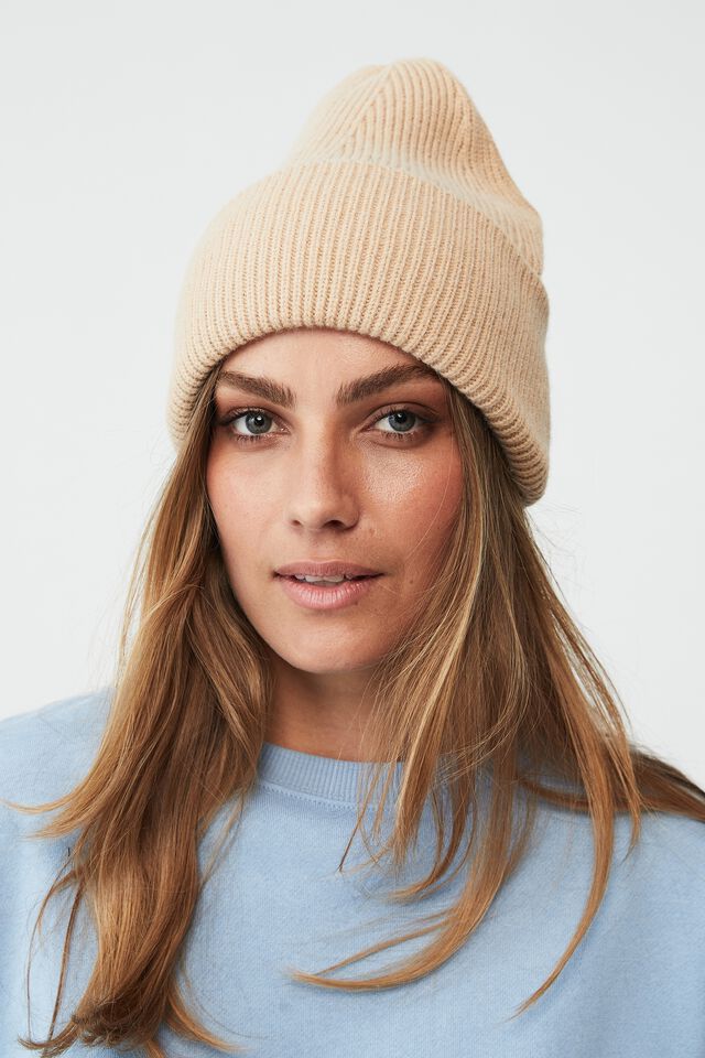 Paige Beanie, LINEN TAUPE