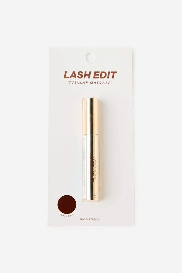 Lash Edit Tubular Mascara, BETTER IN BROWN