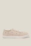 Cara Lace Up Sneaker, CAMEL DAISY EMBROIDERY - alternate image 1
