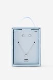 Waterproof Gifting Pack - Zirconia, SILVER CUBIC ZIRCONIA STUD EAR NECK - example image 1