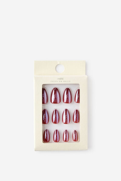 Press On Nails, GLAZED CHERRY.