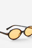 Annalise Mini Round Sunglasses, DEEP TORT/YELLOW - example image 2