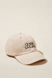 Classic Dad Cap - Vacation Personalised, WASHED DENIM/CHALK - alternate image 1