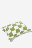 Travesseiro - Cotton Beach Pillow, SAGE CHECKERBOARD - vista alternativa 2