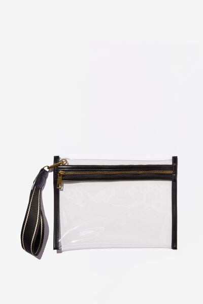 See Clearly Multipurpose Pouch, BLACK