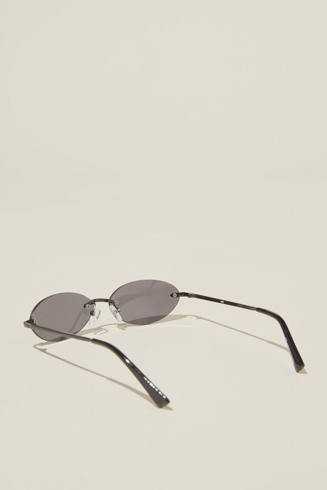 Haze Metal Racer Sunglasses, BLACK/BLACK