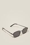 Óculos de Sol - Taylor Metal Sunglasses, BLACK/BLACK - vista alternativa 2