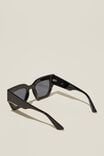Aubrey Oversized Sunglasses, BLACK - alternate image 3