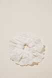 Stella Scrunchie, WHITE LACE EDGE - alternate image 1