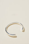 Single Bracelet, SILVER PLATED CHUNKY CUFF - alternate image 1