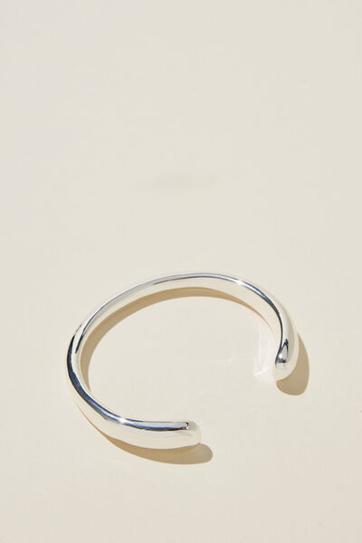Bijouterias - Single Bracelet, SILVER PLATED CHUNKY CUFF