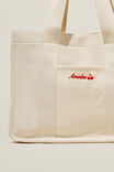 The Personalised Stand By Tote, NATURAL - alternate image 3