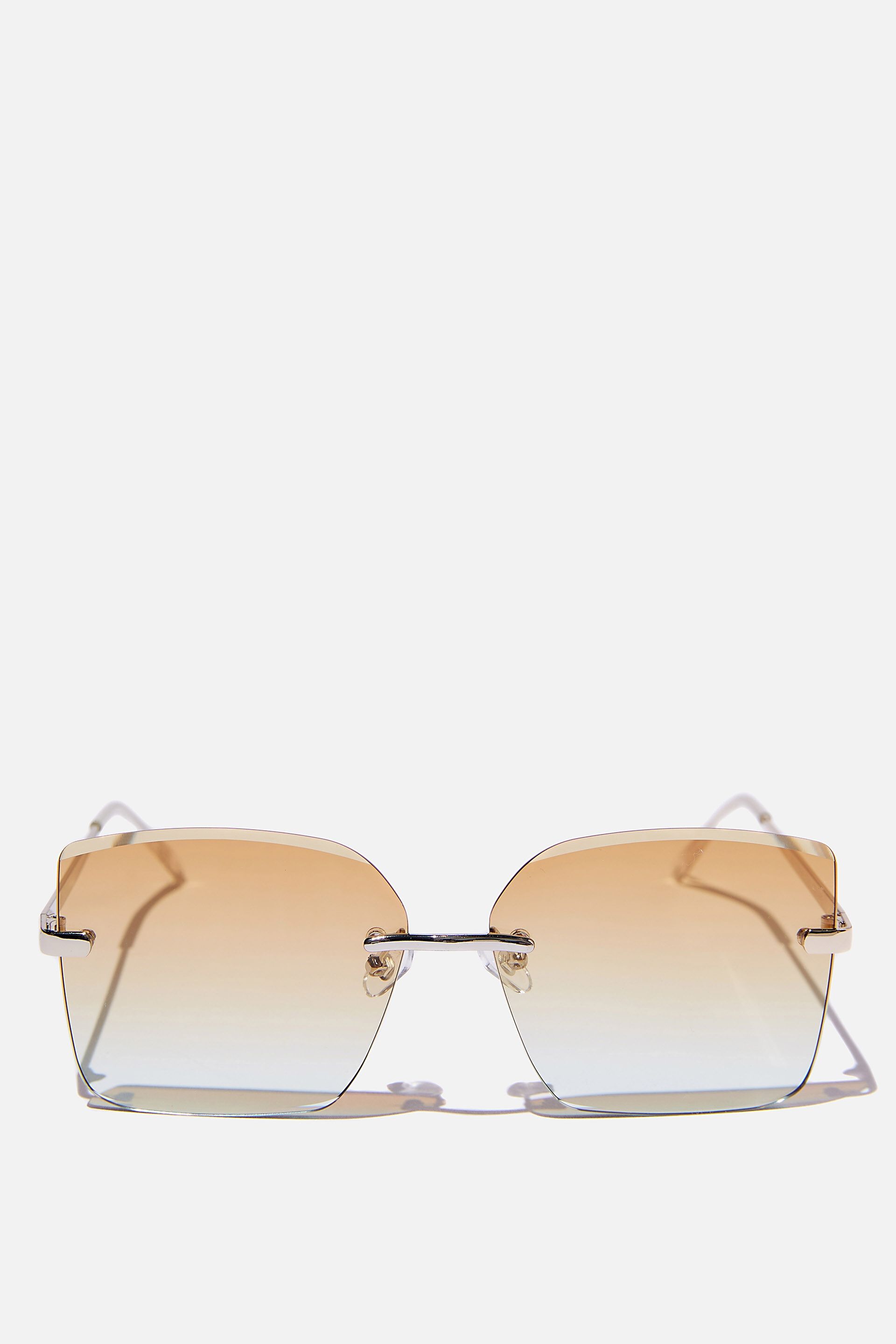 Women Sunglasses | Ava Frameless Square Sunglasses - LV10907