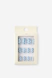 Press On Nails, MAGETIC BLUE POLKA - example image 1