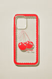 Phone Case Iphone 12/12 Pro, GRAPHIC MA CHERIE RED - alternate image 1