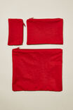 Travel Pouch Set, RED - alternate image 1