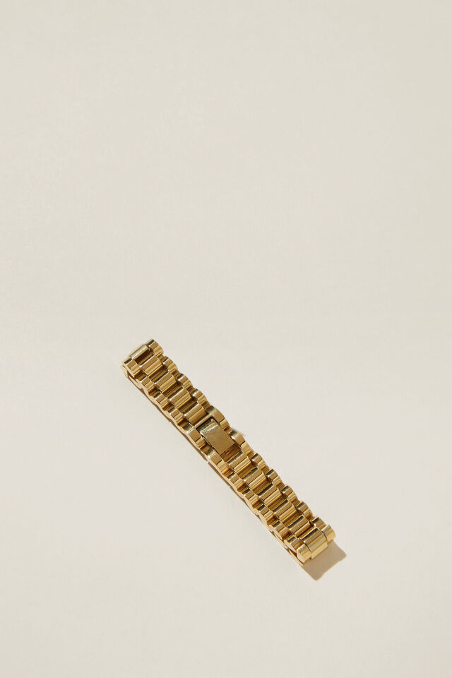 Waterproof Single Bracelet, GOLD PLATED WATCH LINKS