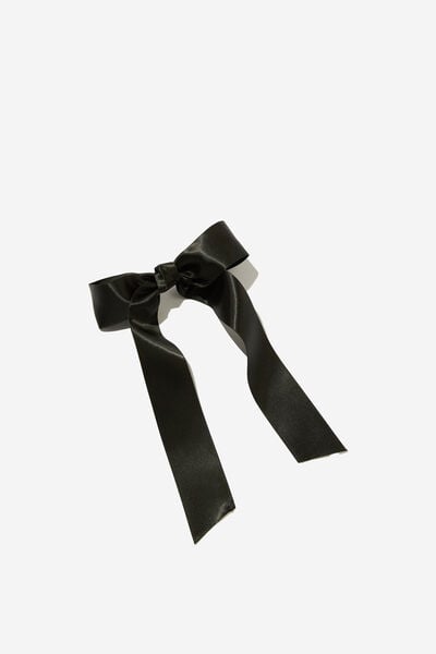 Emily Hair Bow, BLACK