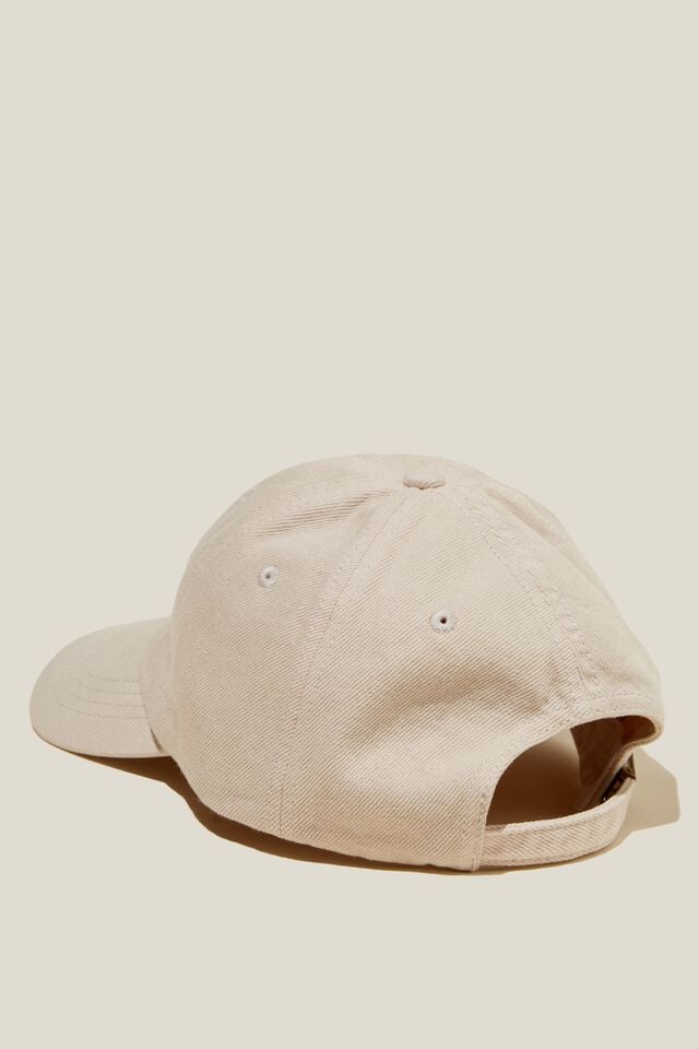 Classic Dad Cap, WASHED DENIM/SOFT TAUPE