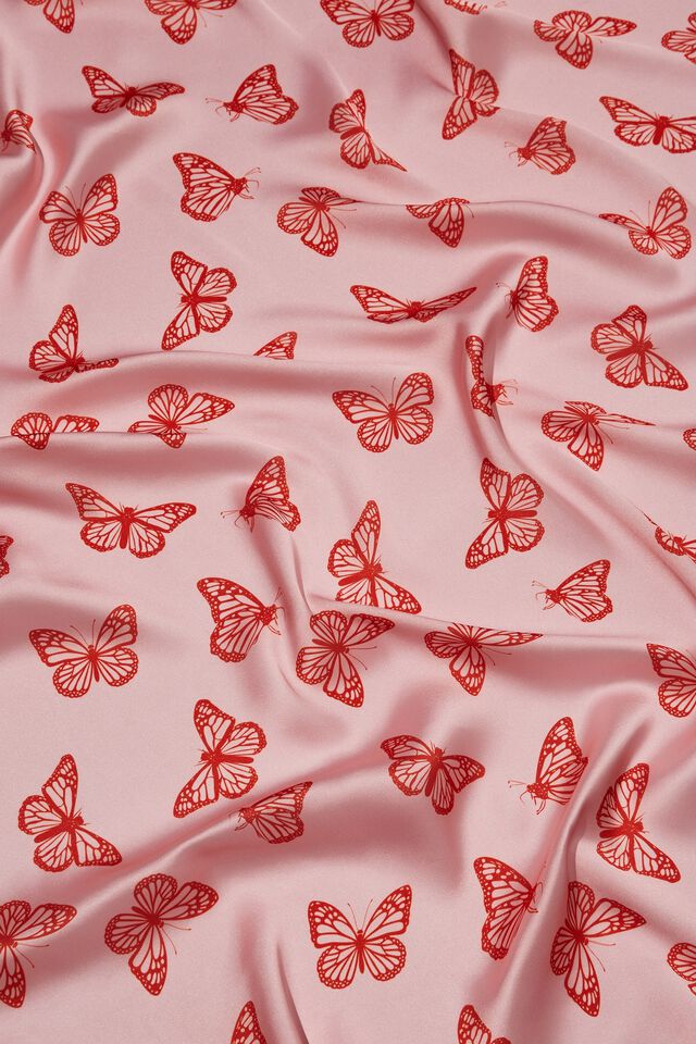 Versatile Scarf, PINK BUTTERFLY