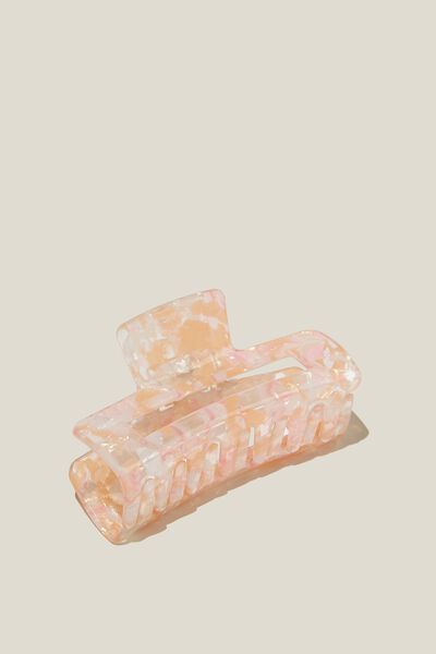 Amber Hair Claw, PINK MARBLE