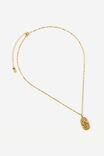 Select Colour: GOLD HAMMERD COIN STONE ZODIAC GEMINI