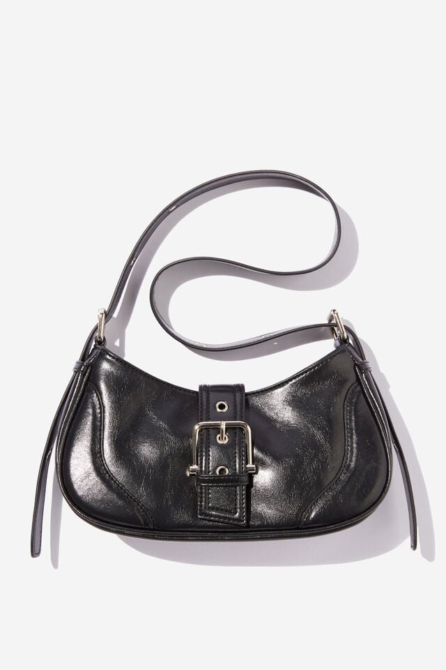 Karli Underarm Bag, BLACK