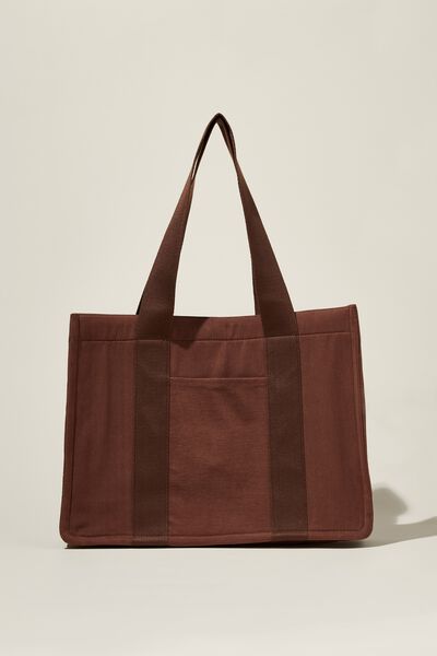 The Stand By Tote, CHOCOLATE