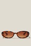 Ophelia Oval Sunglasses, TORT - alternate image 2