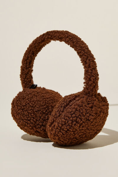 The Holiday Ear Muffs, CHOCOLATE
