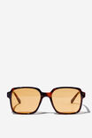 Georgia Oversized Square Sunglasses, TORT/YELLOW - alternate image 1