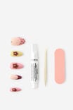 Press On Nails, BLOOMING IN BERRY - example image 2