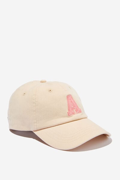 License Graphic Dad Cap, LCN DIS ARISTOCATS PINK A/ECRU