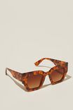 Aubrey Oversized Sunglasses, SEPIA TORT - alternate image 2