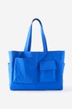 Large Pocket Tote Bag, COBALT BLUE - example image 1