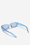 Abby Rectangle Sunglasses, ELECTRIC BLUE