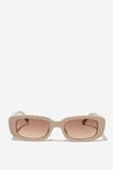 Abby Rectangle Sunglasses, PORCELAIN - alternate image 1