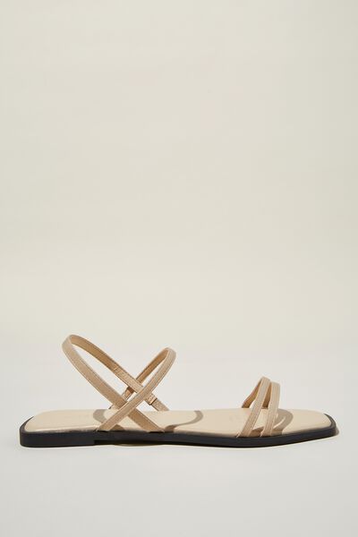 Bondi Strappy Sandal, LIGHT SAND NUBUCK