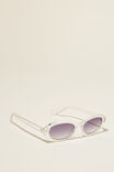 Ophelia Oval Sunglasses, CRYSTAL - alternate image 2