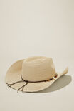 Marley Cowboy Hat, NATURAL/SHELLS - alternate image 2