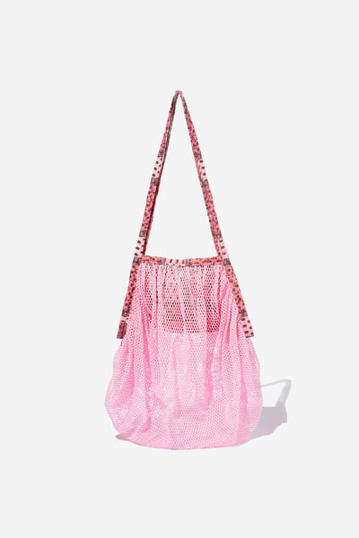 Faye Netted Tote Bag, SWEET LILAC