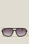 Ainsley Aviator Sunglasses, BLACK - alternate image 1