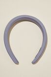 Paris Padded Headband, BLUE SATIN - alternate image 3