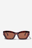 Ciara Cat Eye Sunglasses, TORT - alternate image 1