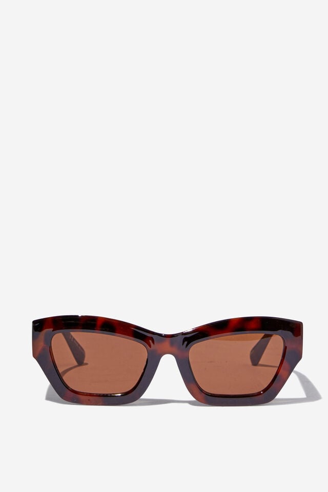 Ciara Cat Eye Sunglasses, TORT