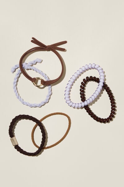 All Tied Up Hair Tie Pack, CHOC