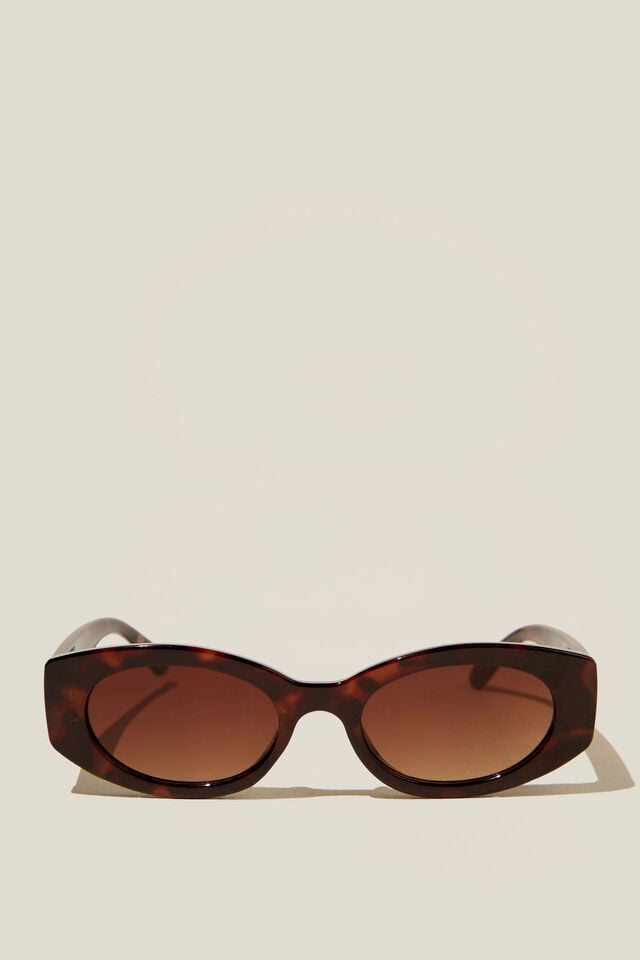 Ruby Round Sunglasses, TORT