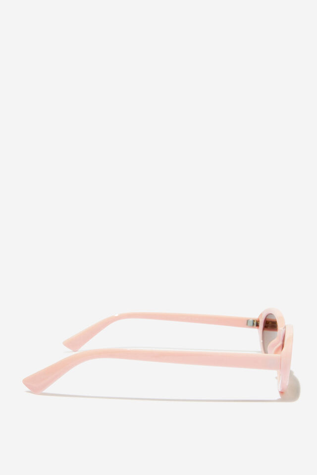 Ophelia Oval Sunglasses, BERRY BLUSH